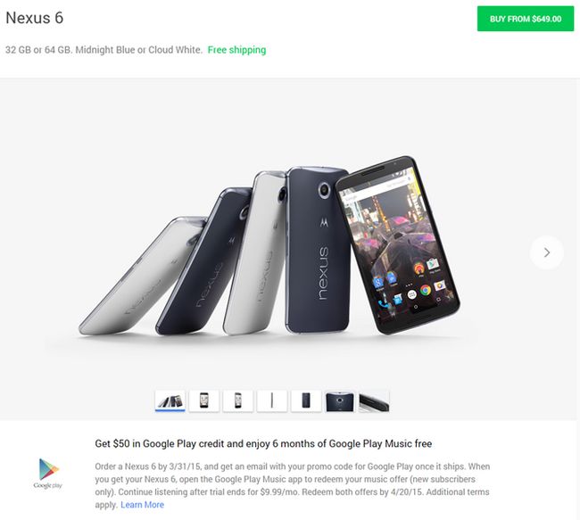 Fotografía - [Alerte pacte] Google offre 50 $ de crédit Play Store With A New Nexus 6, Nexus 9 ou Android Wear Achat, Sony SmartWatch 3 est de 50 $ de rabais (États-Unis uniquement)